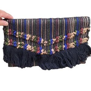 NWOT Stella  & Dot Fringe Taj Handbag